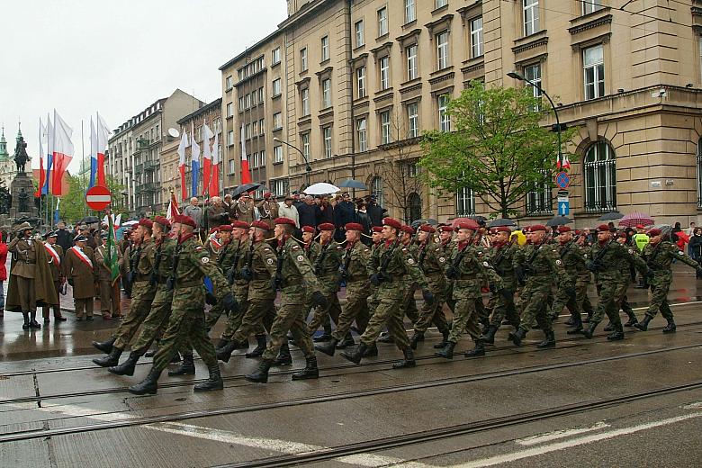 Defilada kompanii reprezentacyjnej 
6. Brygady Desantowo-Szturmowej.