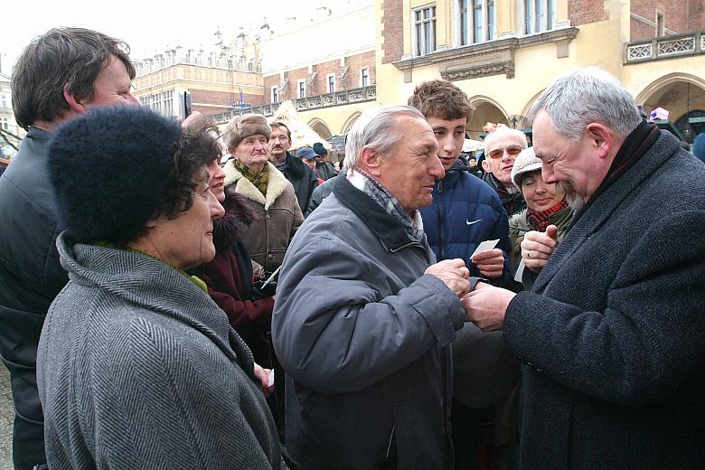 ...wielu krakowian składało życzenia Prezydentowi Krakowa.