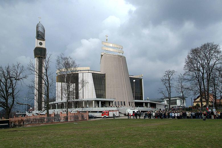 Sanktuarium Bożego Miłosierdzia w Łagiewnikach.