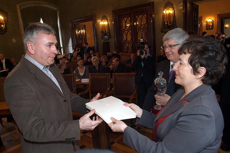 ...Bogdan Wojtasik, Prezes KS "Grzegórzecki"...