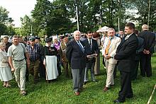 Na pierwszym planie od lewej: Prezydent RP Ryszard Kaczorowski, Prezydent Miasta Krakowa Jacek Majchrowski oraz zastępca Prezyde