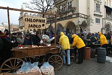 Wigilia na Rynku w Krakowie