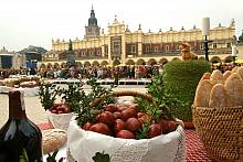 Krakowski Rynek w wielkanocnej krasie.