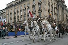 Na zakończenie uroczystości odbyła się defilada z udziałem Orkiestry Garnizonu Kraków, kompanii reprezentacyjnych Wojska Polskie