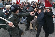 ...które skończyło się rozpędzeniem demonstrantów.