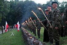 Ceremoniał wojskowy nadał uroczystości prawdziwie godną oprawę.