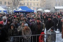 Podniosła i świąteczna atmosfera zgromadziła na Rynku tłumy.